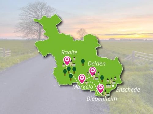 Fiets- of autovakantie Overijssel (Twente-Salland)