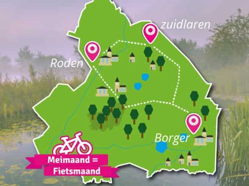 Fietsvakantie rondje Drenthe